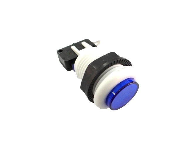 BOTÃO ARCADE FLIPERAMA 34MM AZUL