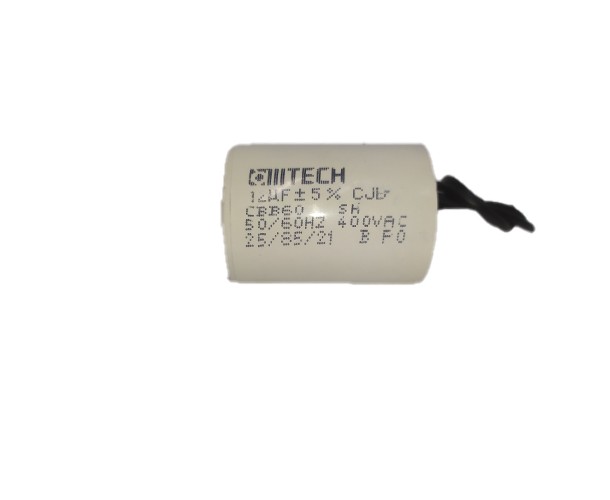 CAPACITOR DE PARTIDA 12uF 400V 2 FIOS