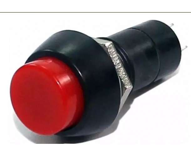 CHAVE BOTAO PBS-16 C/ TRAVA VERMELHO