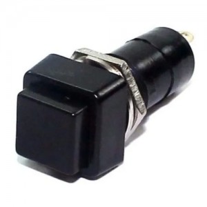 BOTÃO CHAVE PBS 12 B SEM  TRAVA PRETO