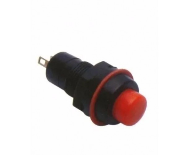 CHAVE BOTÃO 2T DS-450 VERMELHO