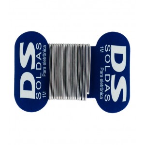 Estanho de Solda 1.0mm Cartela 1m Solda Best DS Tools