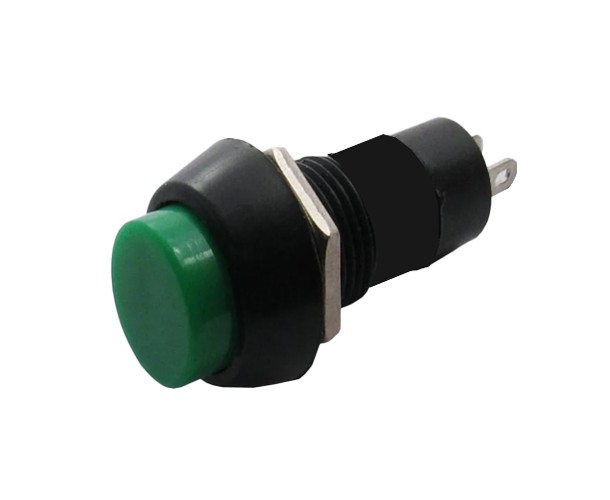 BOTÃO CHAVE PBS 11 A COM TRAVA VERDE