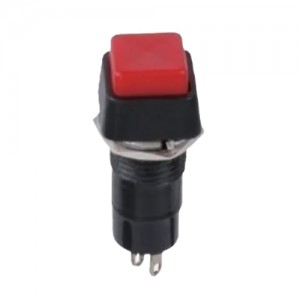 BOTÃO CHAVE PBS 12A COM TRAVA VERMELHO