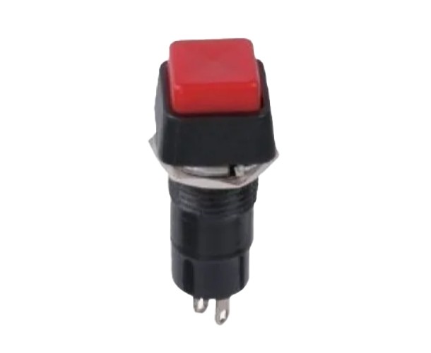 BOTÃO CHAVE PBS 12A COM TRAVA VERMELHO