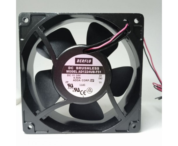  COOLER FAN 120x120x38 0.40AMP Berflo AD1224UB-F51