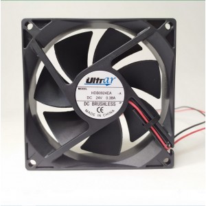 COOLER FAN 92X92X25 24V ROLAMENTO 0.38 AMP HDB0924EA-A