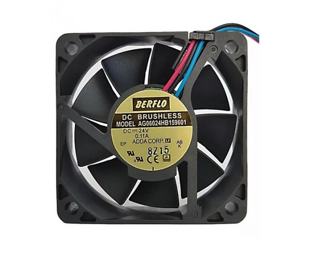 Microventilador 60x60x15mm 24V com duplo rolamento