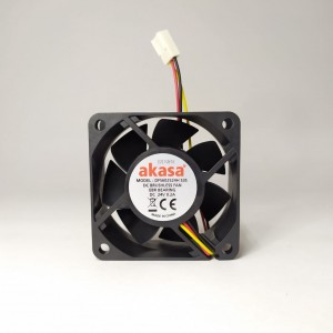 COOLER FAN 60x60x25 24v 0.20AMP akasa