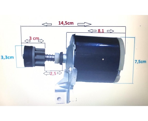 Motor de Arranque 12V Alta Rotação