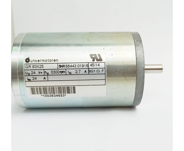 MOTOR GR 63X25 12V A 24V ALTA ROTAÇÃO 