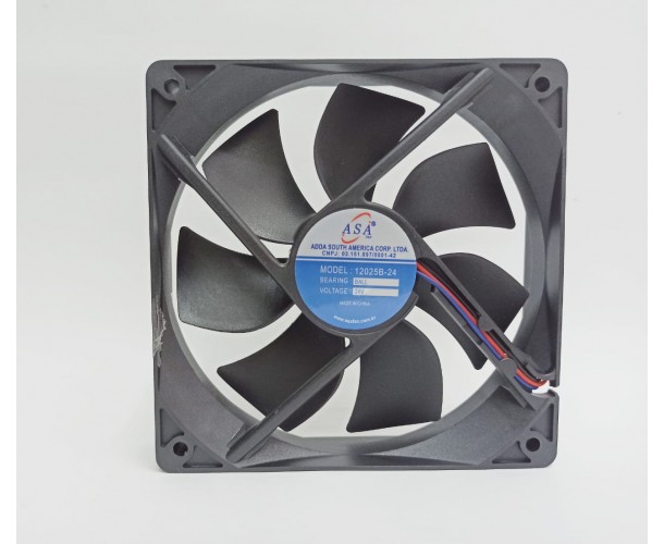 COOLER VENTILADOR 24v 120x120x25 12cm PARA MAQUINA DE SOLDA 