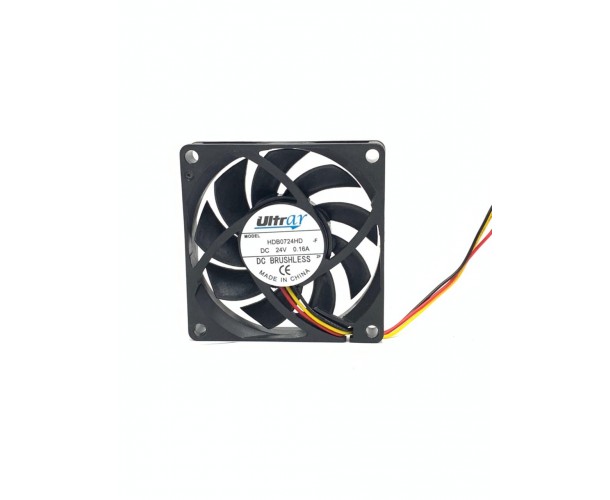  Micro Cooler Ventoinha 70x70x15 24v Alta Rotação Rolamento