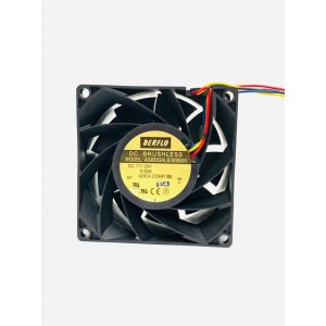 VENTOINHA FAN COOLER TURBINA 80X80X38X BERFLO 24V 0.90A