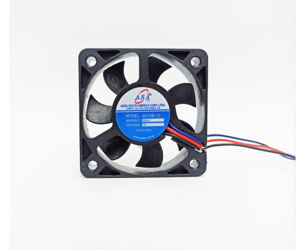 VENTOINHA VENTILADOR FAN 12V  50X50X10  5010B-12 ASA FAN 